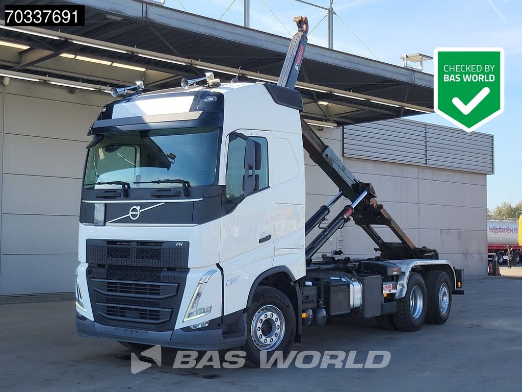 Volvo FH 500 6X2 HIAB ULT21S61 containersystem Lift+Steering axle Automatic VEB+ Euro 6