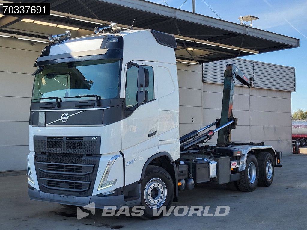 Volvo FH 500 6X2 HIAB ULT21S61 containersystem Lift+Steering axle Automatic VEB+ Euro 6