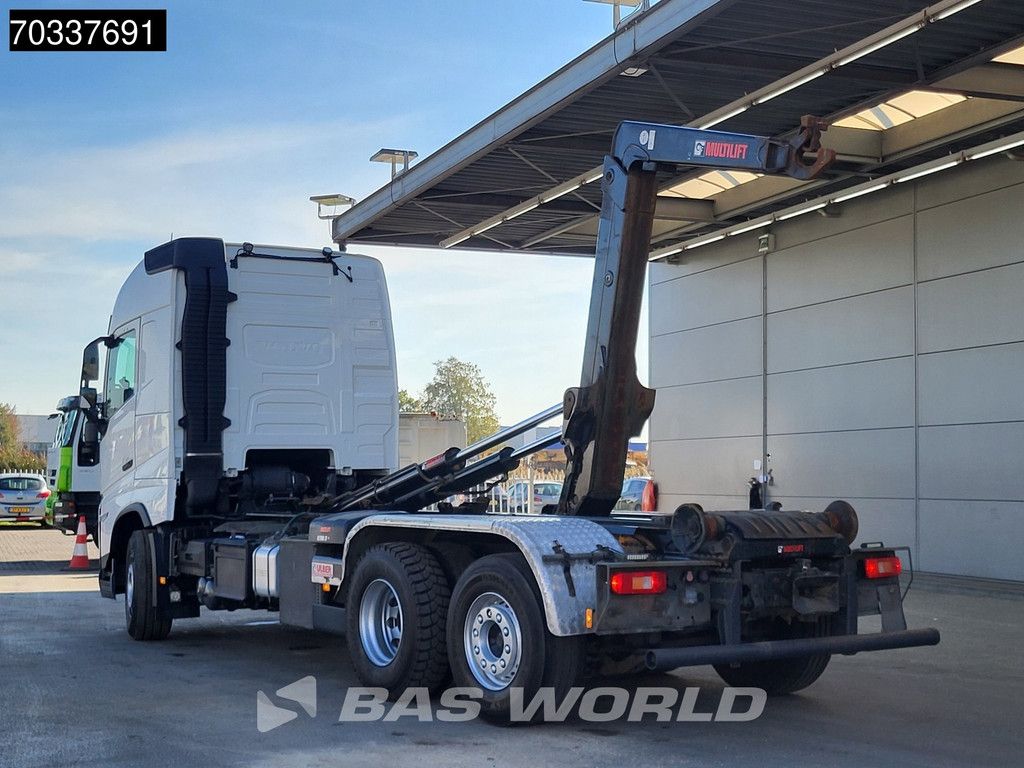 Volvo FH 500 6X2 HIAB ULT21S61 containersystem Lift+Steering axle Automatic VEB+ Euro 6