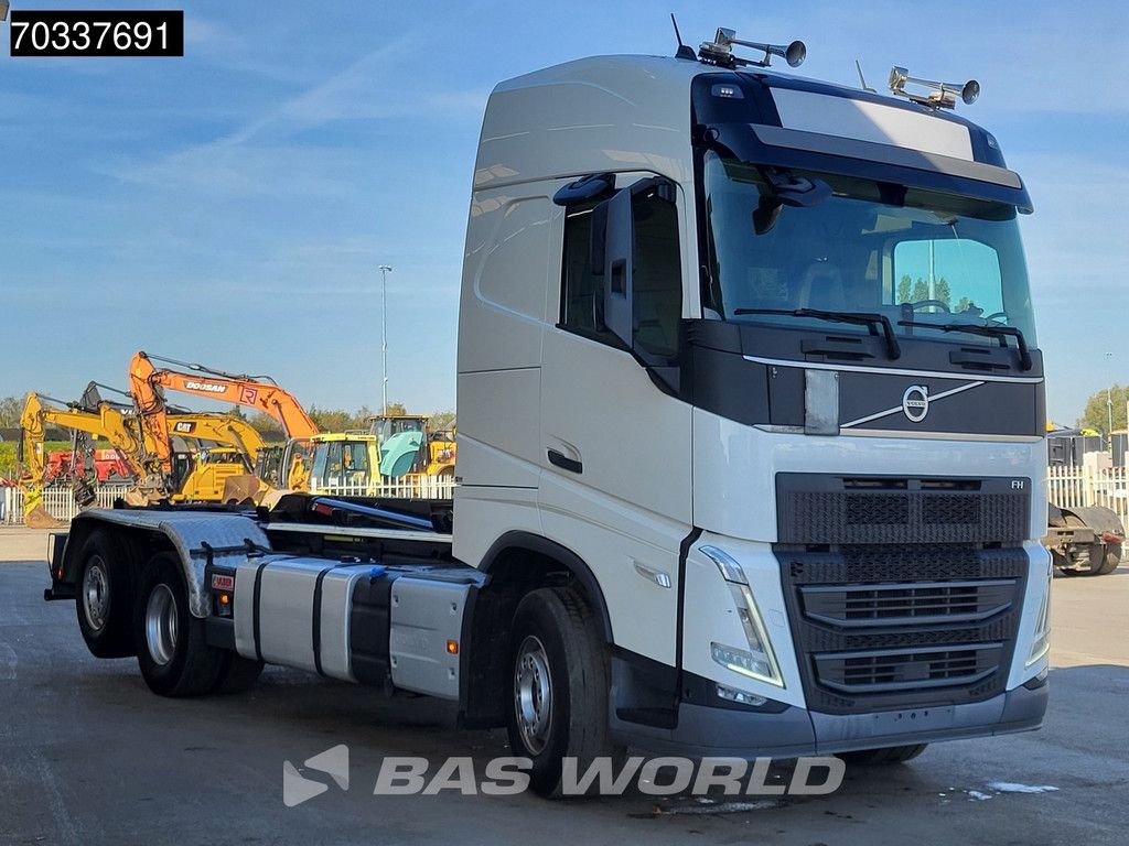 Volvo FH 500 6X2 HIAB ULT21S61 containersystem Lift+Steering axle Automatic VEB+ Euro 6