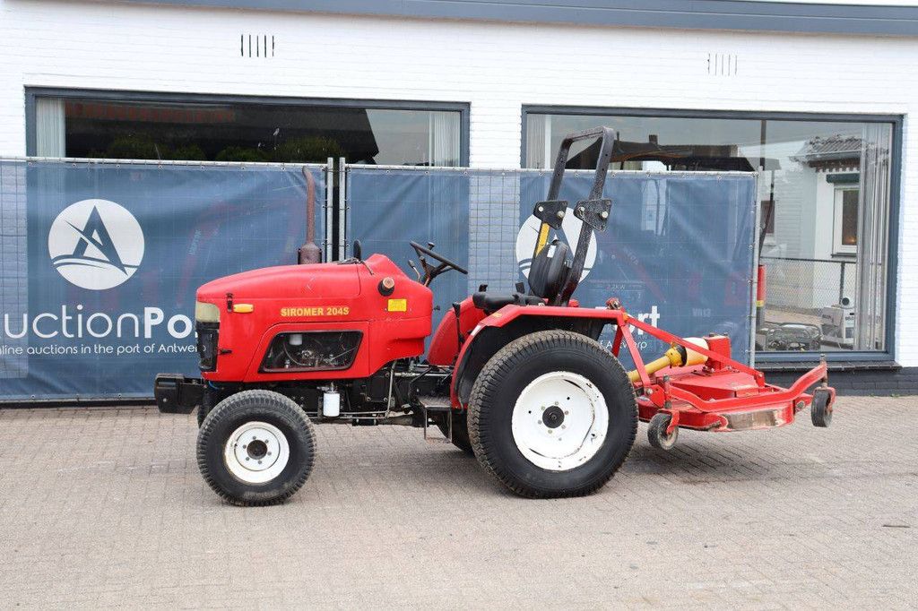 Siromer 204S Kleintraktor, Diesel, 14,7 kW, Baujahr 2004, mit Caroni-Rotationsmähwerk