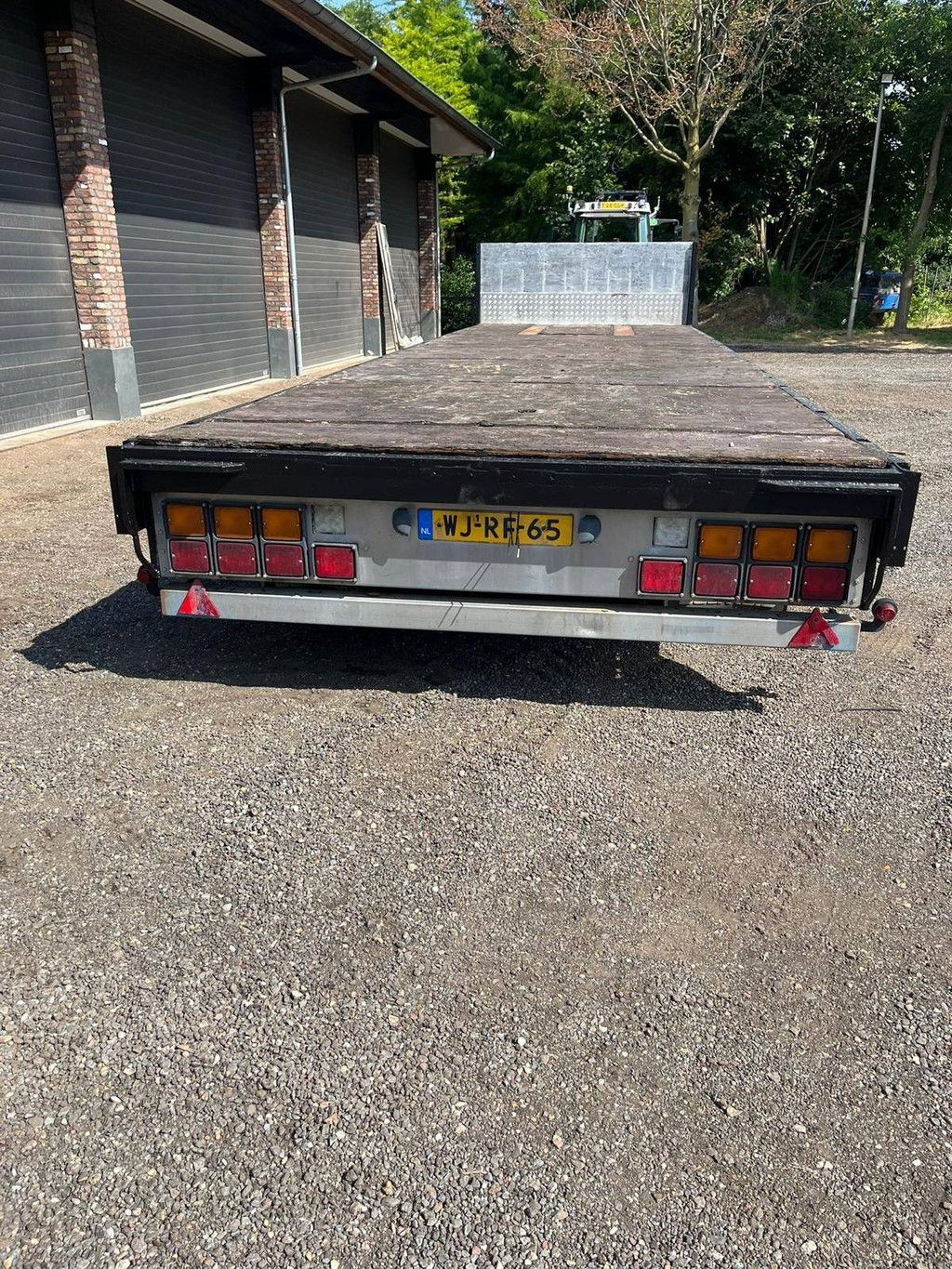 Flatbed Semi-trailer Bulthuis ASAA 13 2003