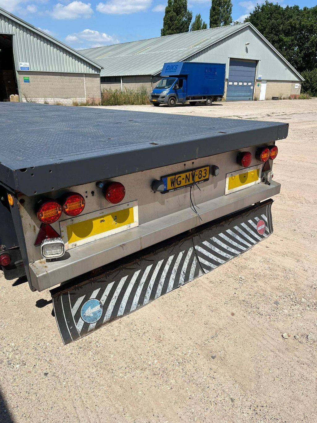 Flatbed-Sattelauflieger Cuppers 2002