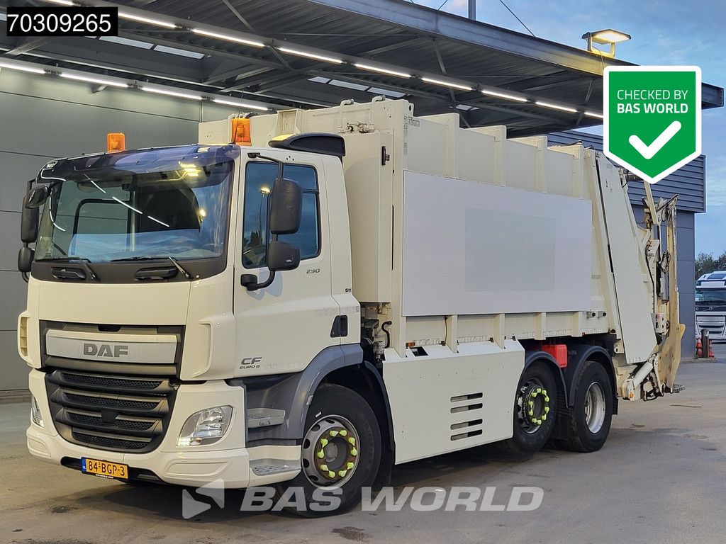 DAF CF 290 6X2 NL-Truck 20m3 Haller MEDIUM XL Steering axle Automatic Euro 6
