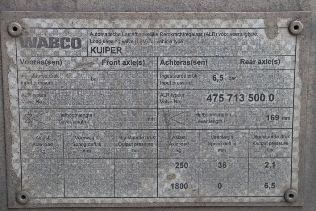 Machine transporter Kuiper PLD 5000kg 2010