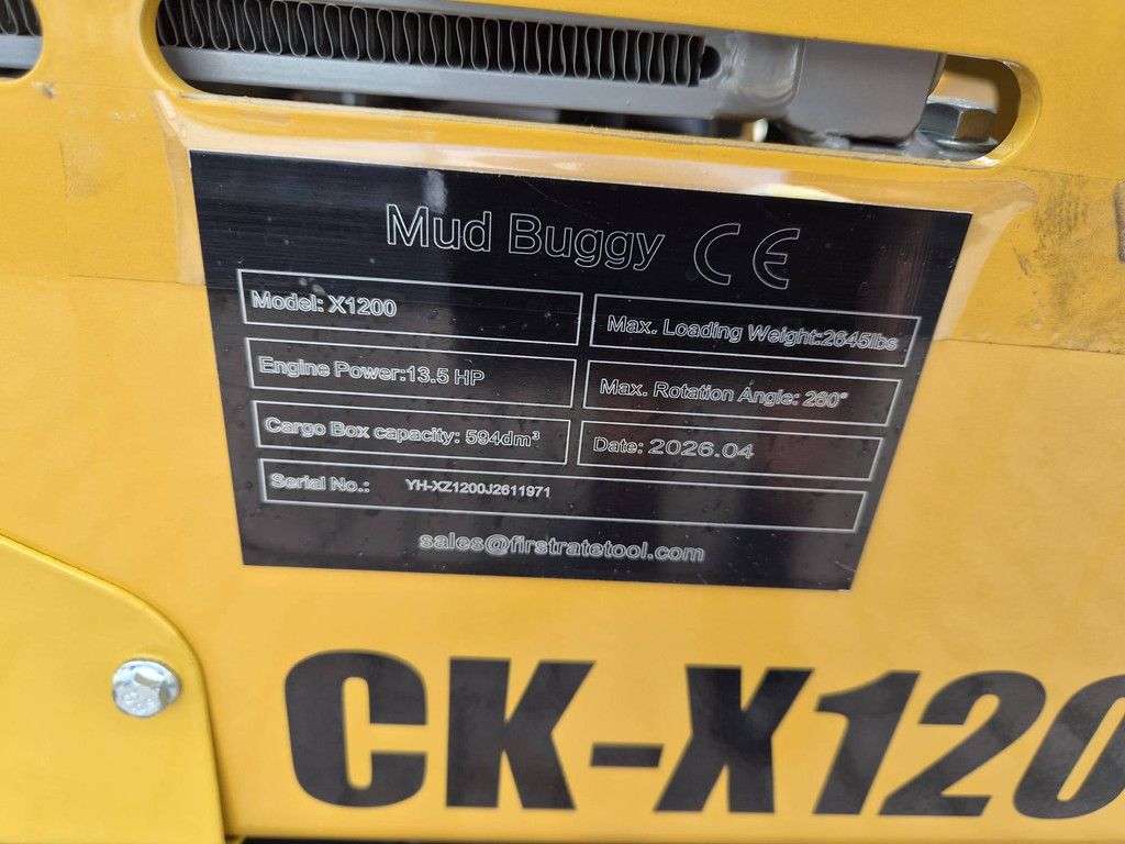 Tracked dumper CK-X1200 Petrol 9.9kW 2026 New
