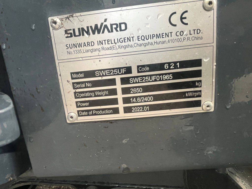 Minibagger Sunward SWE25UF Diesel 14,6 kW 2022