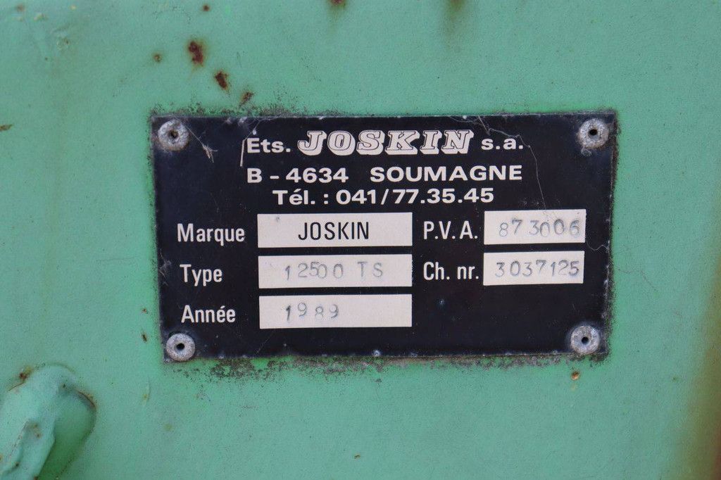 Joskin 12500TS Gülletank 1989