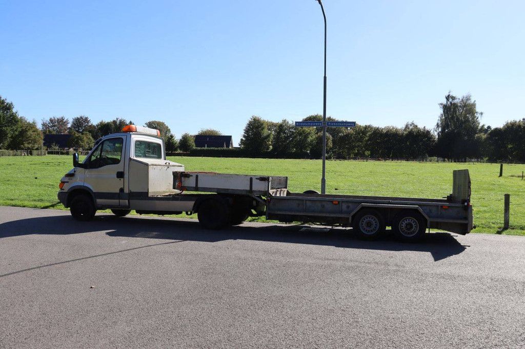 BE Combination Iveco Daily 35C13T Diesel 125hp 2000 with Semi-Low Loader