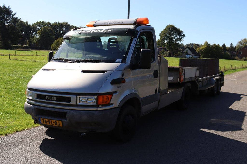 BE Combination Iveco Daily 35C13T Diesel 125hp 2000 with Semi-Low Loader