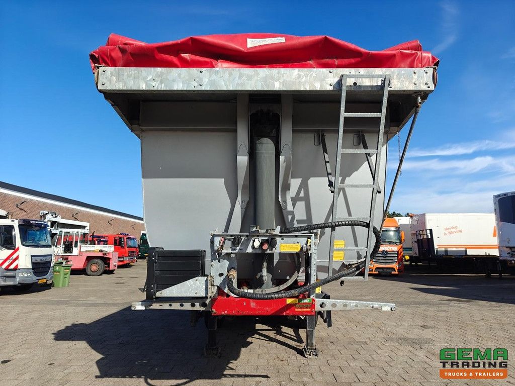 Schmitz Cargobull N/A 34 m³ – Aluminium-Chassis – Hardox-Stahlkipper – Schmitz-Scheibenbremsen – Liftachse – Reifendruckkontrollsystem – 8910 kg