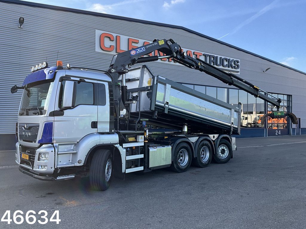 MAN TGS 35.460 8x4 Euro 6 HMF 26 Tonmeter laadkraan