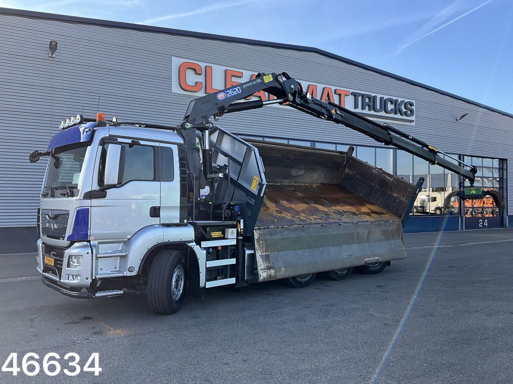 MAN TGS 35.460 8x4 Euro 6 HMF 26 Tonmeter laadkraan