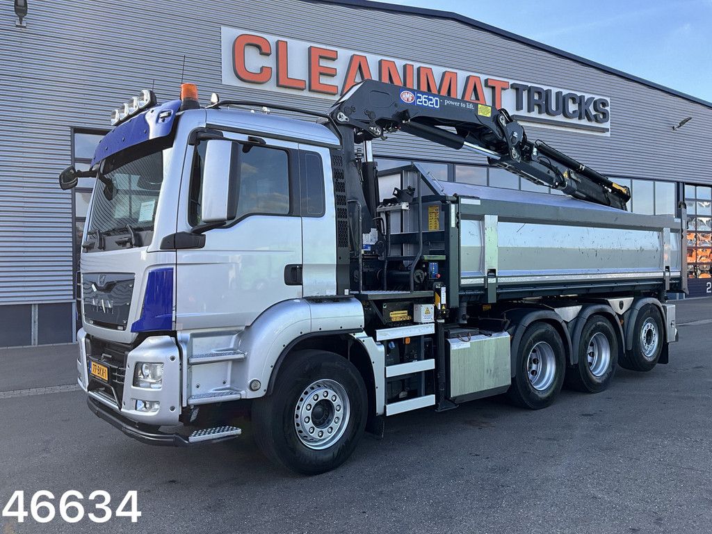 MAN TGS 35.460 8x4 Euro 6 HMF 26 Tonmeter laadkraan