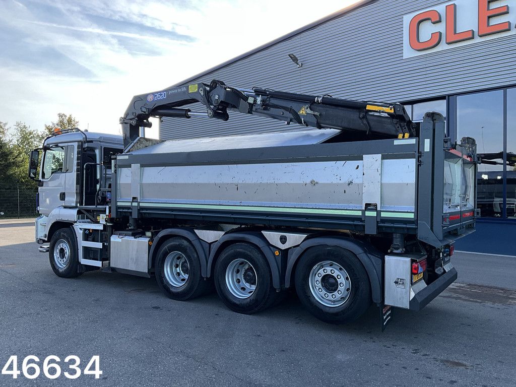 MAN TGS 35.460 8x4 Euro 6 HMF 26 Tonmeter laadkraan