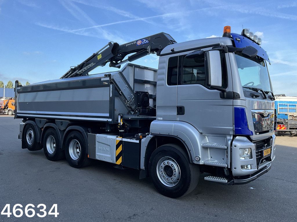 MAN TGS 35.460 8x4 Euro 6 HMF 26 Tonmeter laadkraan