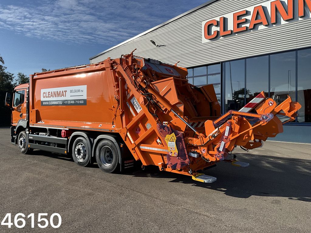 Man TGS 26.330 Euro 6 VDK 23m³ + AE weegsysteem