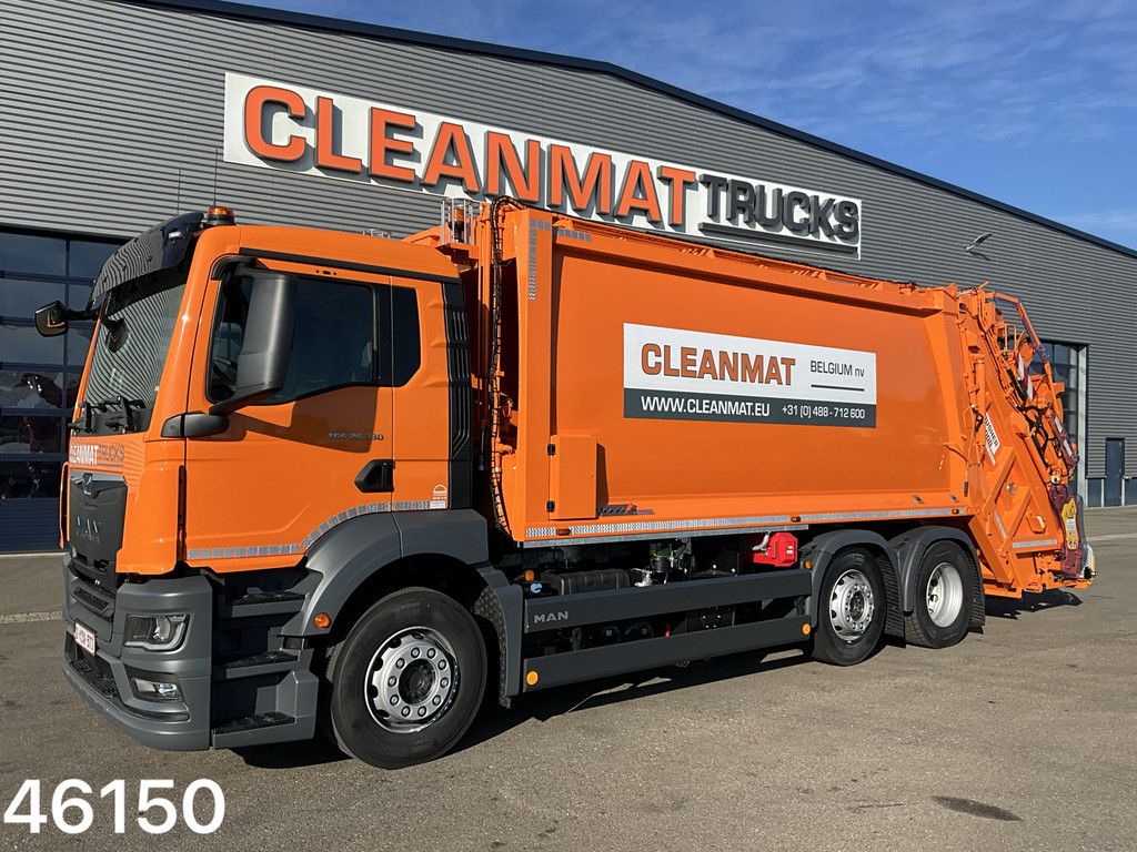 Man TGS 26.330 Euro 6 VDK 23m³ + AE weegsysteem