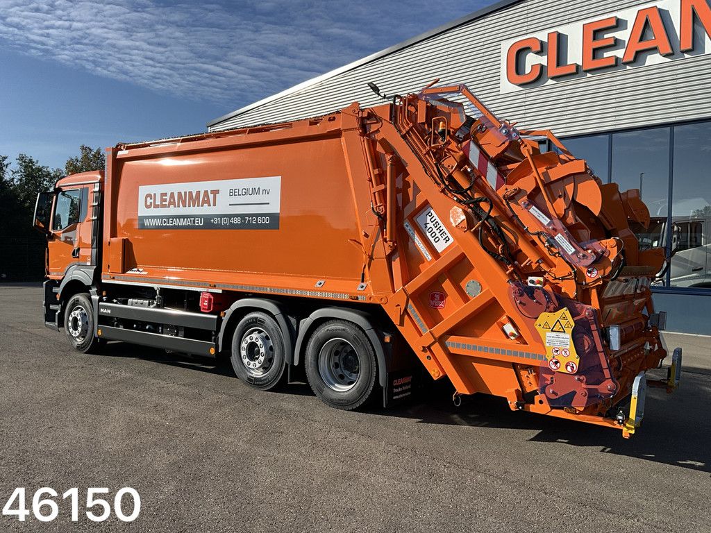 Man TGS 26.330 Euro 6 VDK 23m³ + AE weegsysteem
