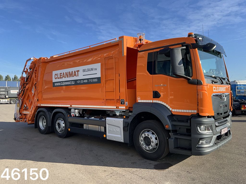 Man TGS 26.330 Euro 6 VDK 23m³ + AE weegsysteem