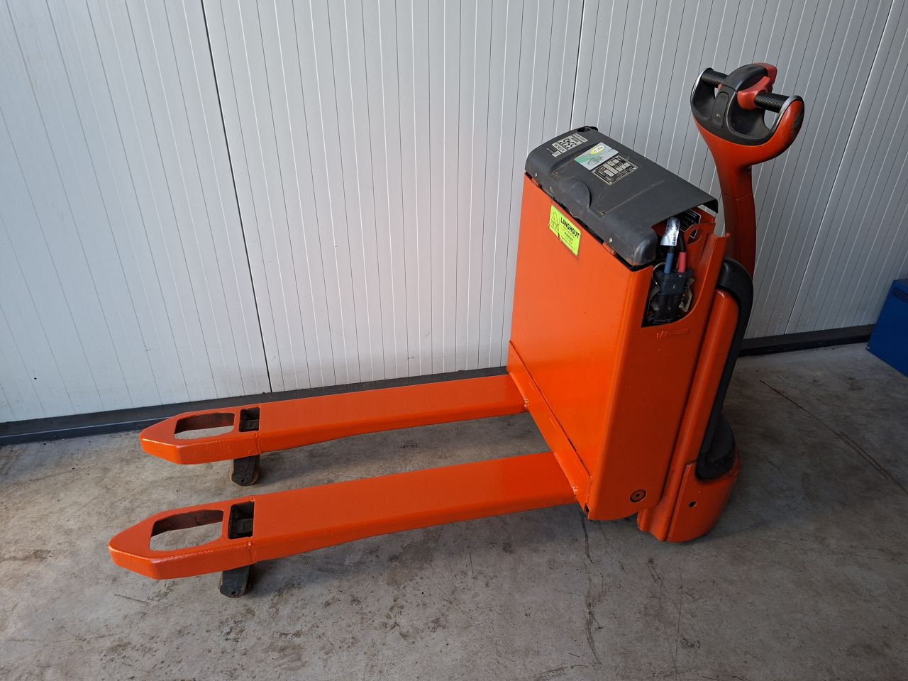 Elektrische palletwagen Linde T16 1600 kg accu 2020