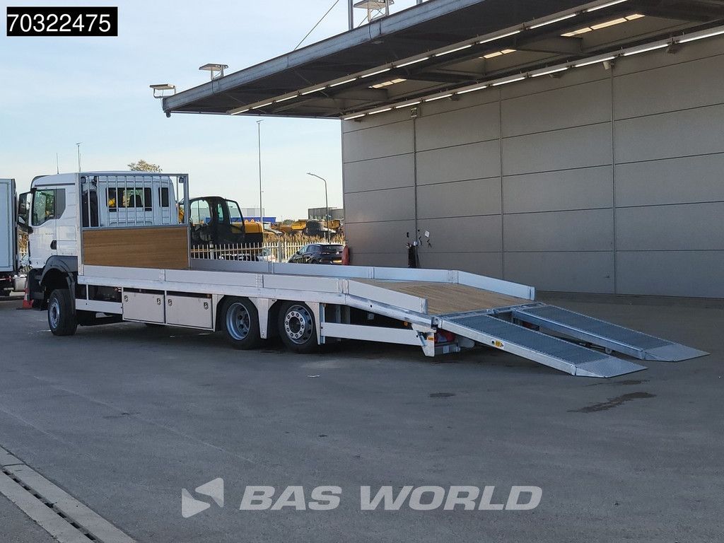 MAN TGS 26.440 6X2 NEW! Oprijwagen Machine transporter Hydraulic ramps Automatic Euro 6