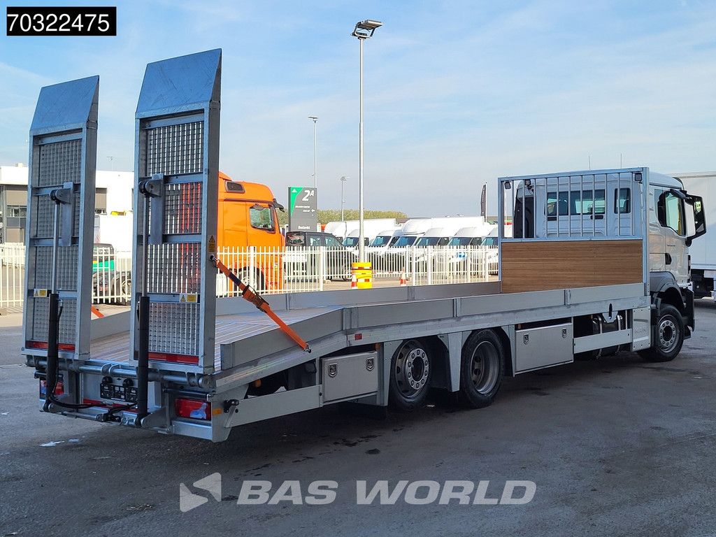 MAN TGS 26.440 6X2 NEW! Oprijwagen Machine transporter Hydraulic ramps Automatic Euro 6