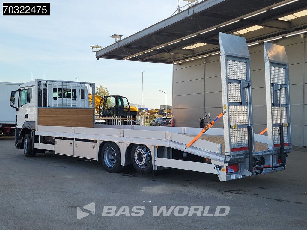 MAN TGS 26.440 6X2 NEW! Oprijwagen Machine transporter Hydraulic ramps Automatic Euro 6