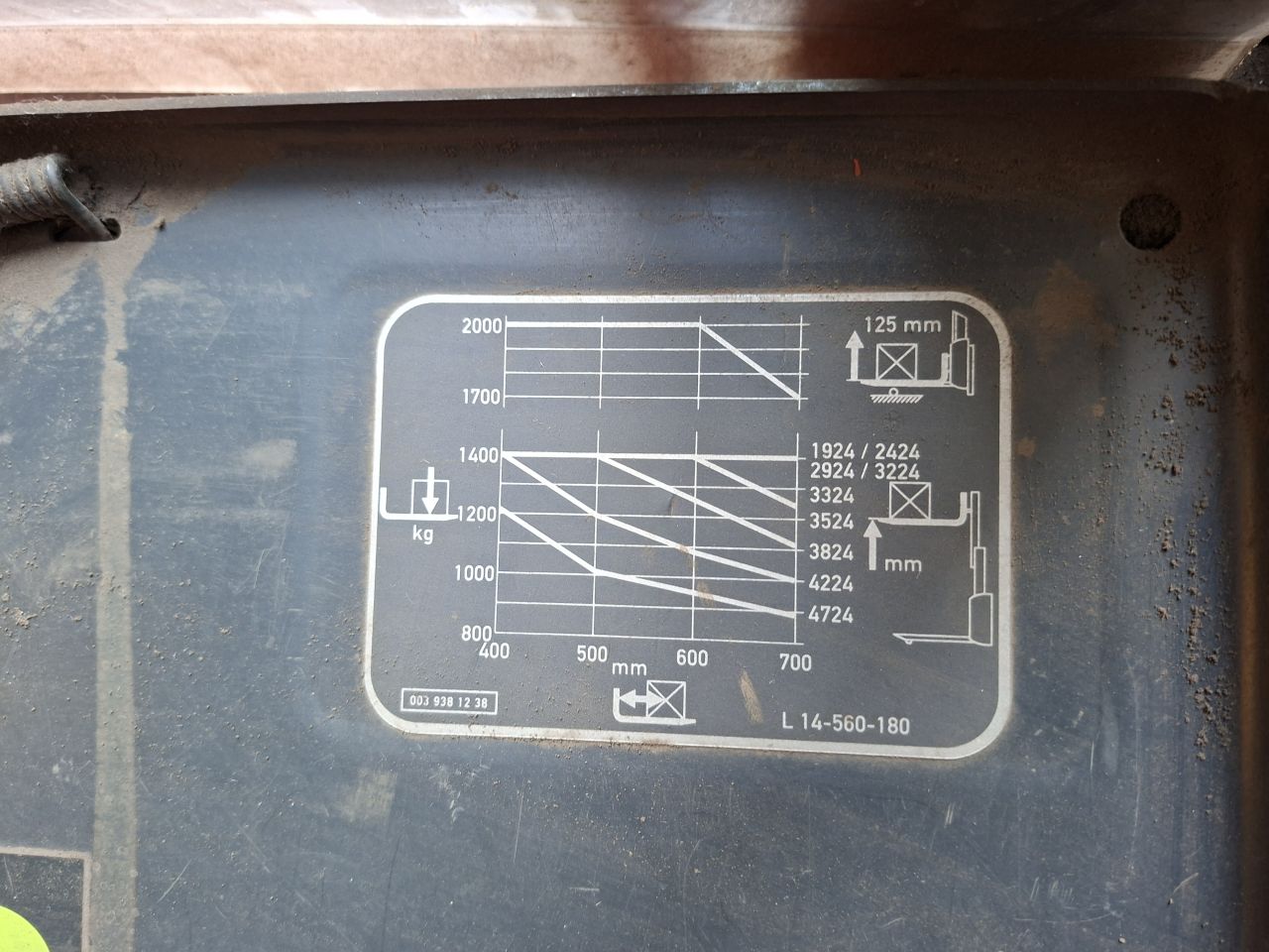 Elektrische stapelaar 3 meter 1400 kg linde L14 initiele heffing