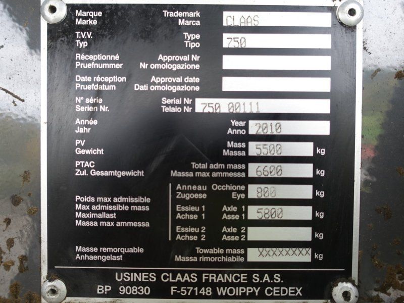 Claas Rollant 455 RC Uniwrap