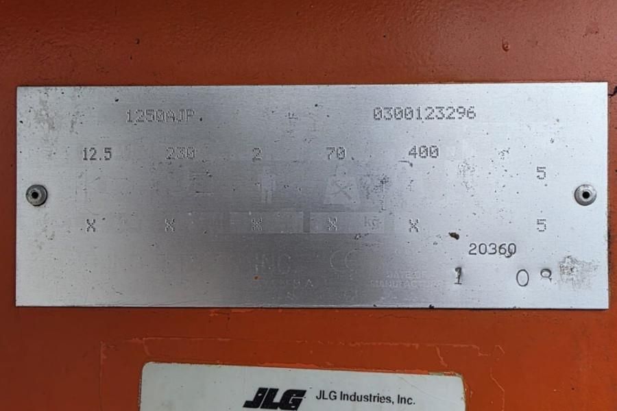 JLG 1250AJP Diesel, 4x4x4 Drive, 40.1m Working Height,
