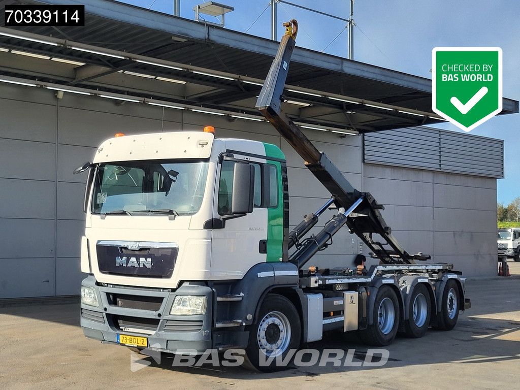 MAN TGS 35.400 8X4 NL-truck APK HYVA 26-60S Lift+steering axle Automatic EEV