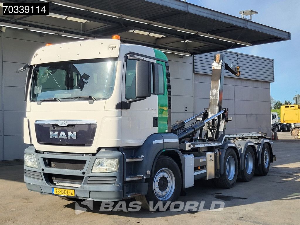 MAN TGS 35.400 8X4 NL-truck APK HYVA 26-60S Lift+steering axle Automatic EEV