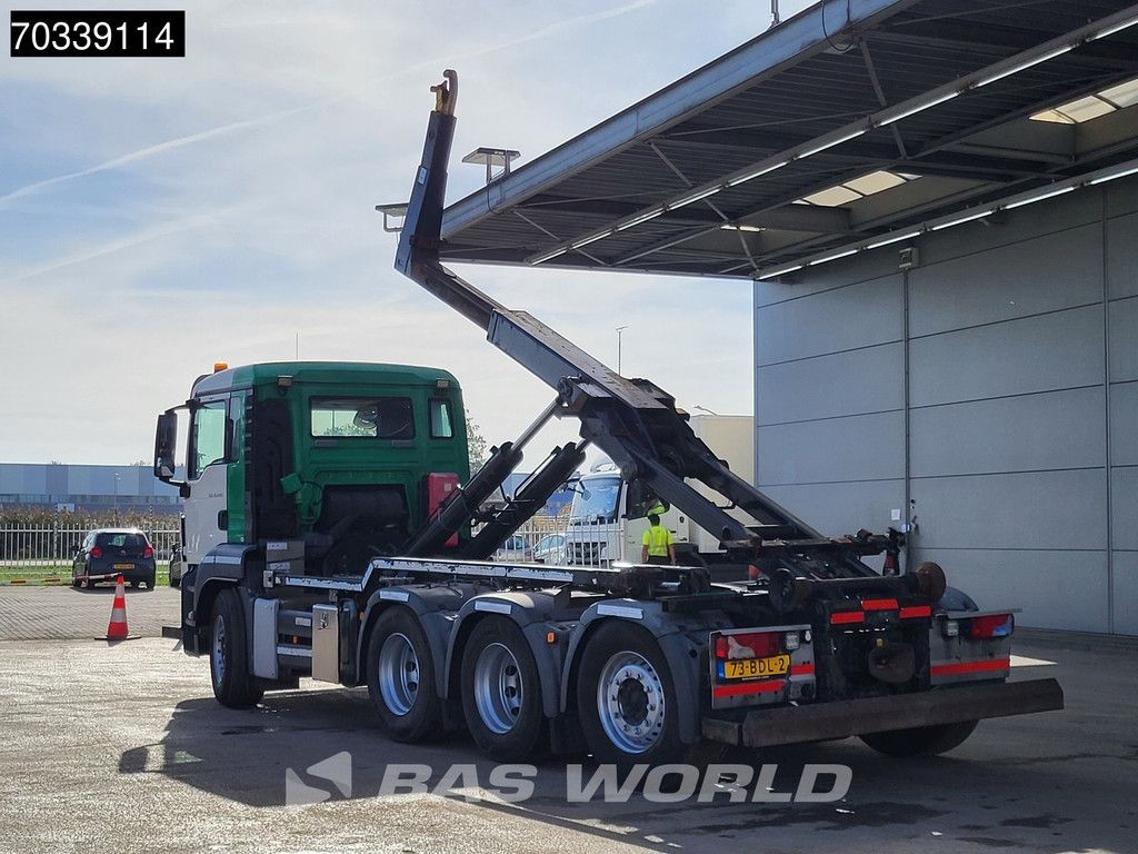 MAN TGS 35.400 8X4 NL-truck APK HYVA 26-60S Lift+steering axle Automatic EEV