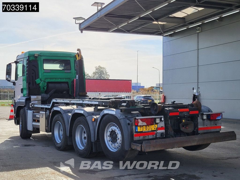 MAN TGS 35.400 8X4 NL-truck APK HYVA 26-60S Lift+steering axle Automatic EEV