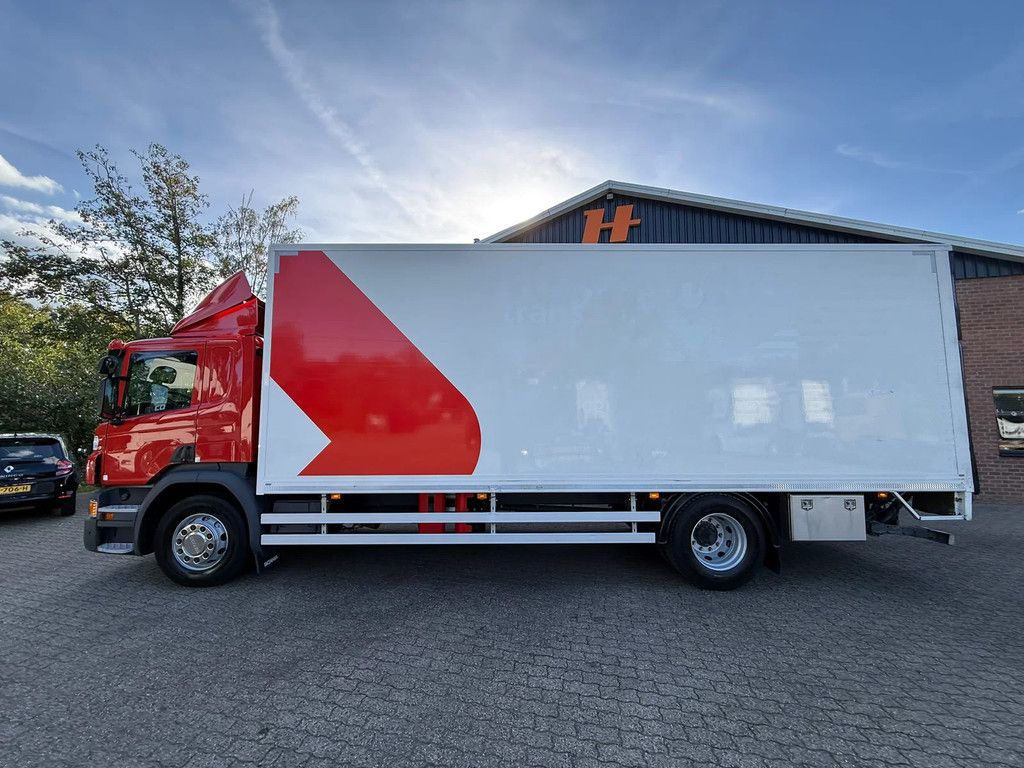 Scania P280 7.6M Koffer LBW AHK Webasto standkachel APK/TUV 11-2026
