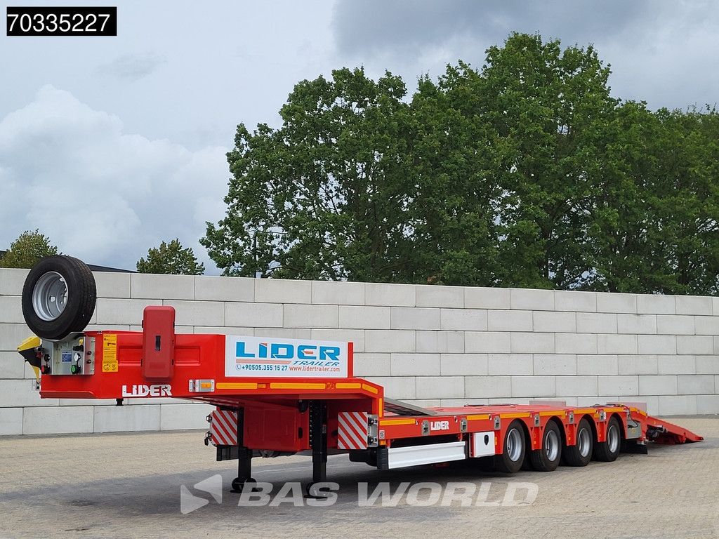 Lider Yar? römork 4 Achsen New 1xSteering 1x Liftaxle Ramps