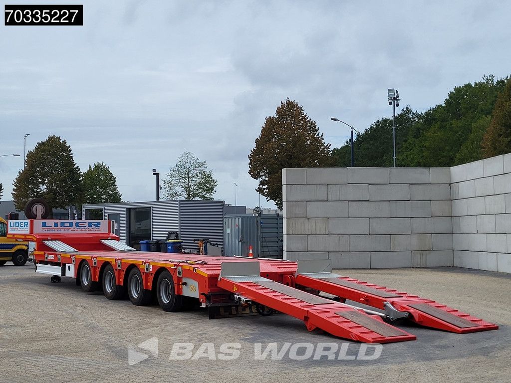 Lider Yar? römork 4 Achsen New 1xSteering 1x Liftaxle Ramps