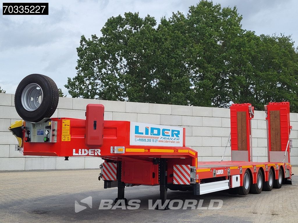 Lider Yar? römork 4 Achsen New 1xSteering 1x Liftaxle Ramps