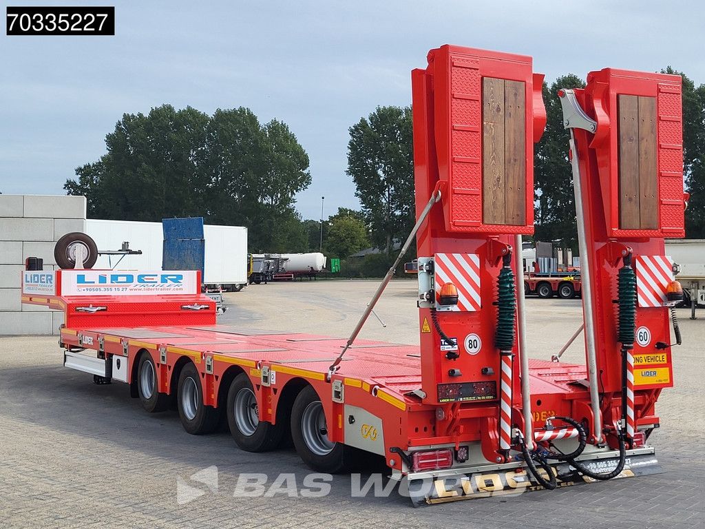 Lider Yar? römork 4 Achsen New 1xSteering 1x Liftaxle Ramps