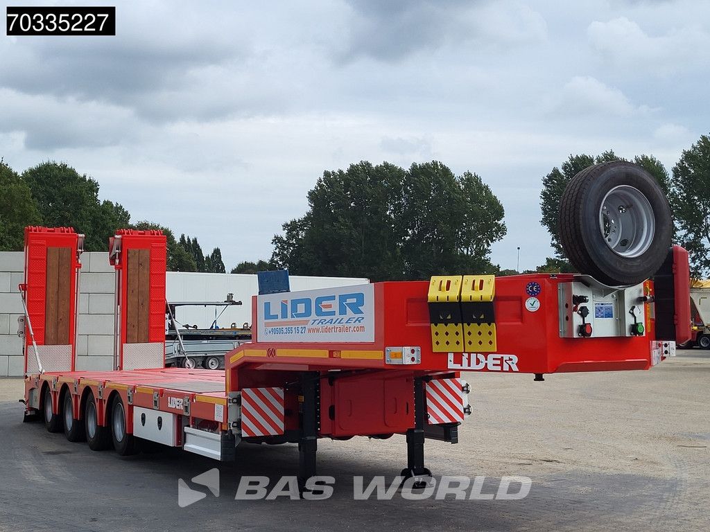 Lider Yar? römork 4 Achsen New 1xSteering 1x Liftaxle Ramps