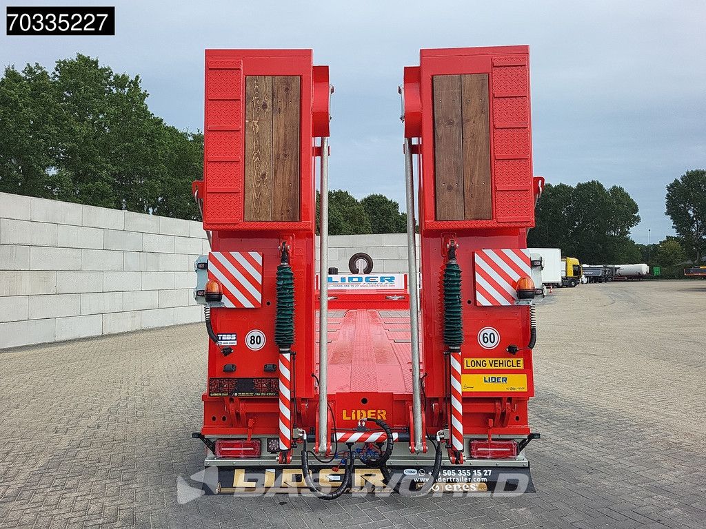 Lider Yar? römork 4 Achsen New 1xSteering 1x Liftaxle Ramps