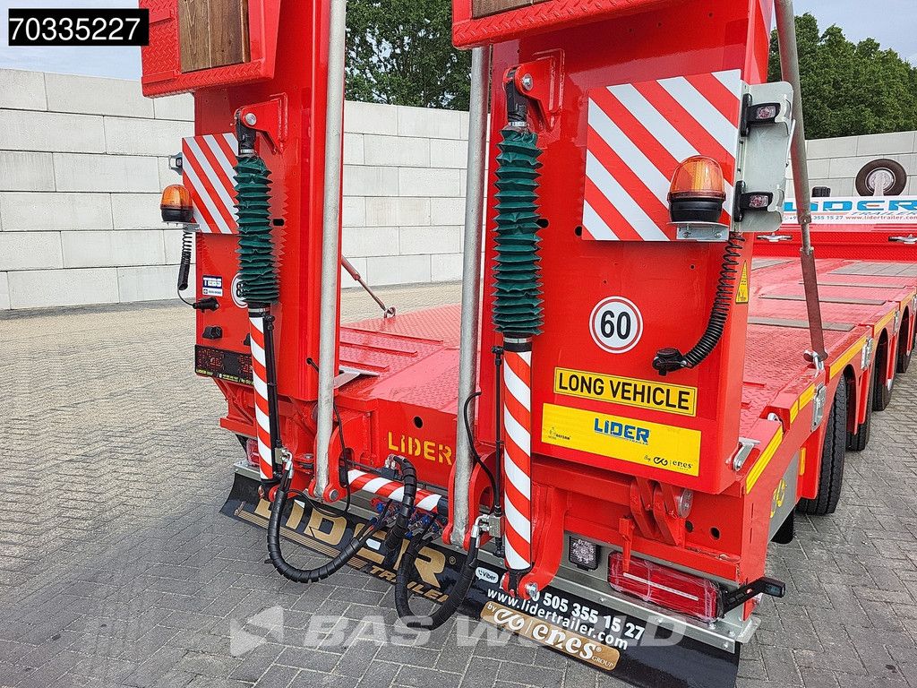Lider Yar? römork 4 Achsen New 1xSteering 1x Liftaxle Ramps