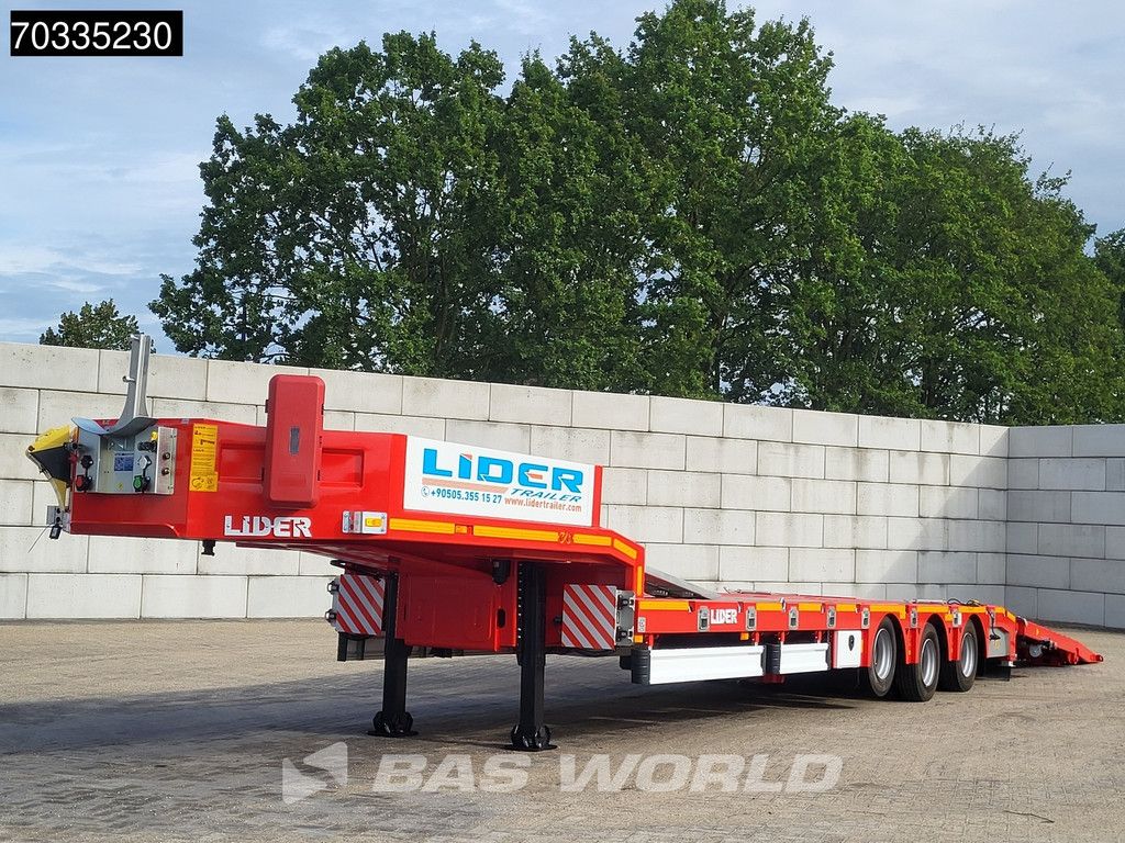 Lider Yar? römork 3 Achsen New 1xSteering 1x Liftaxle Ramps