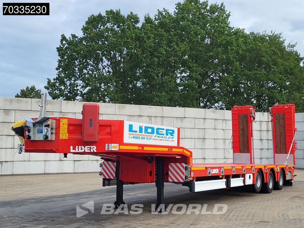 Lider Yar? römork 3 Achsen New 1xSteering 1x Liftaxle Ramps