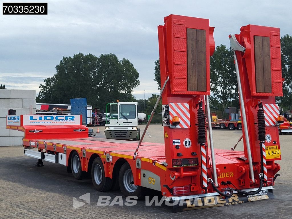 Lider Yar? römork 3 Achsen New 1xSteering 1x Liftaxle Ramps