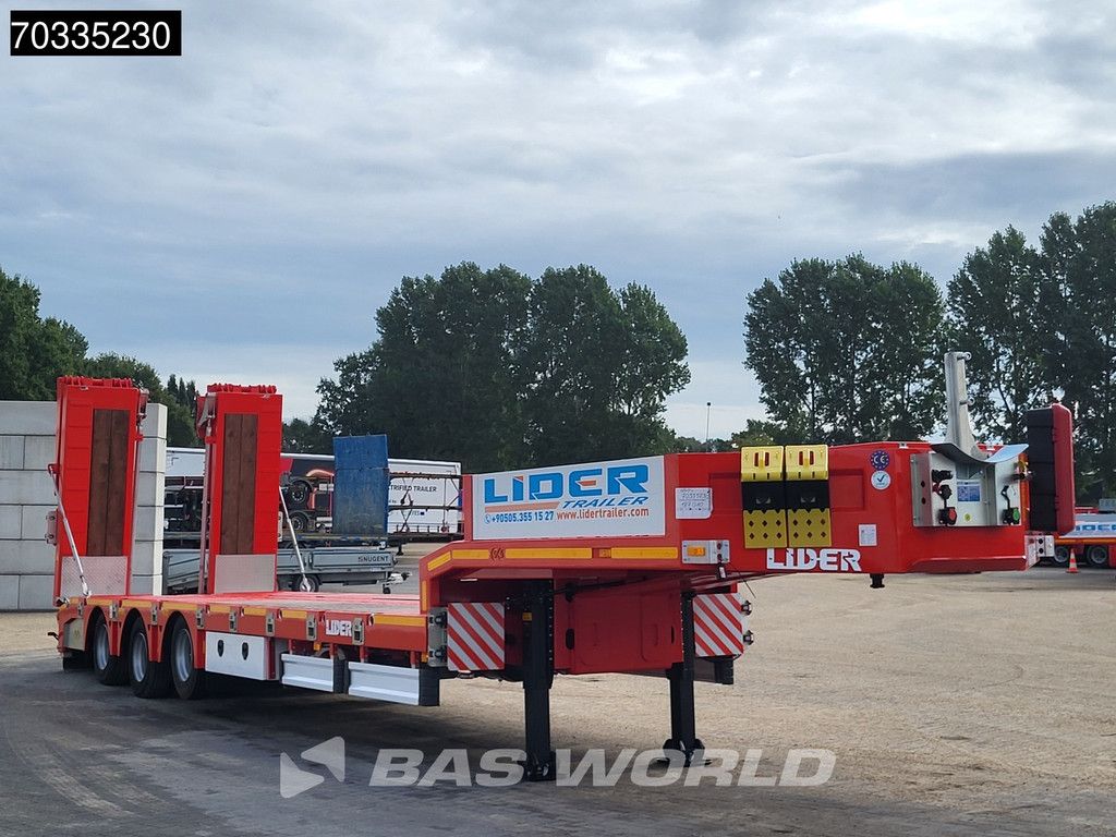 Lider Yar? römork 3 Achsen New 1xSteering 1x Liftaxle Ramps