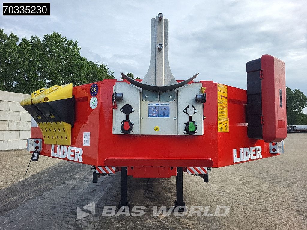 Lider Yar? römork 3 Achsen New 1xSteering 1x Liftaxle Ramps