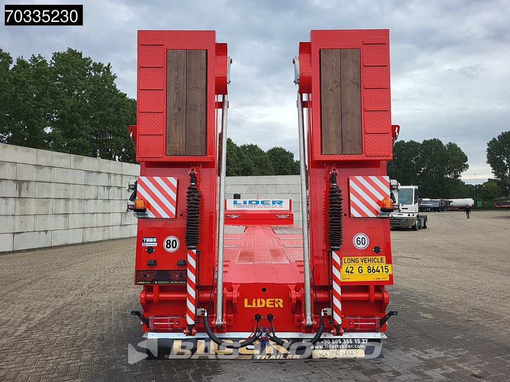 Lider Yar? römork 3 Achsen New 1xSteering 1x Liftaxle Ramps