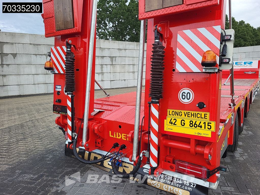 Lider Yar? römork 3 Achsen New 1xSteering 1x Liftaxle Ramps